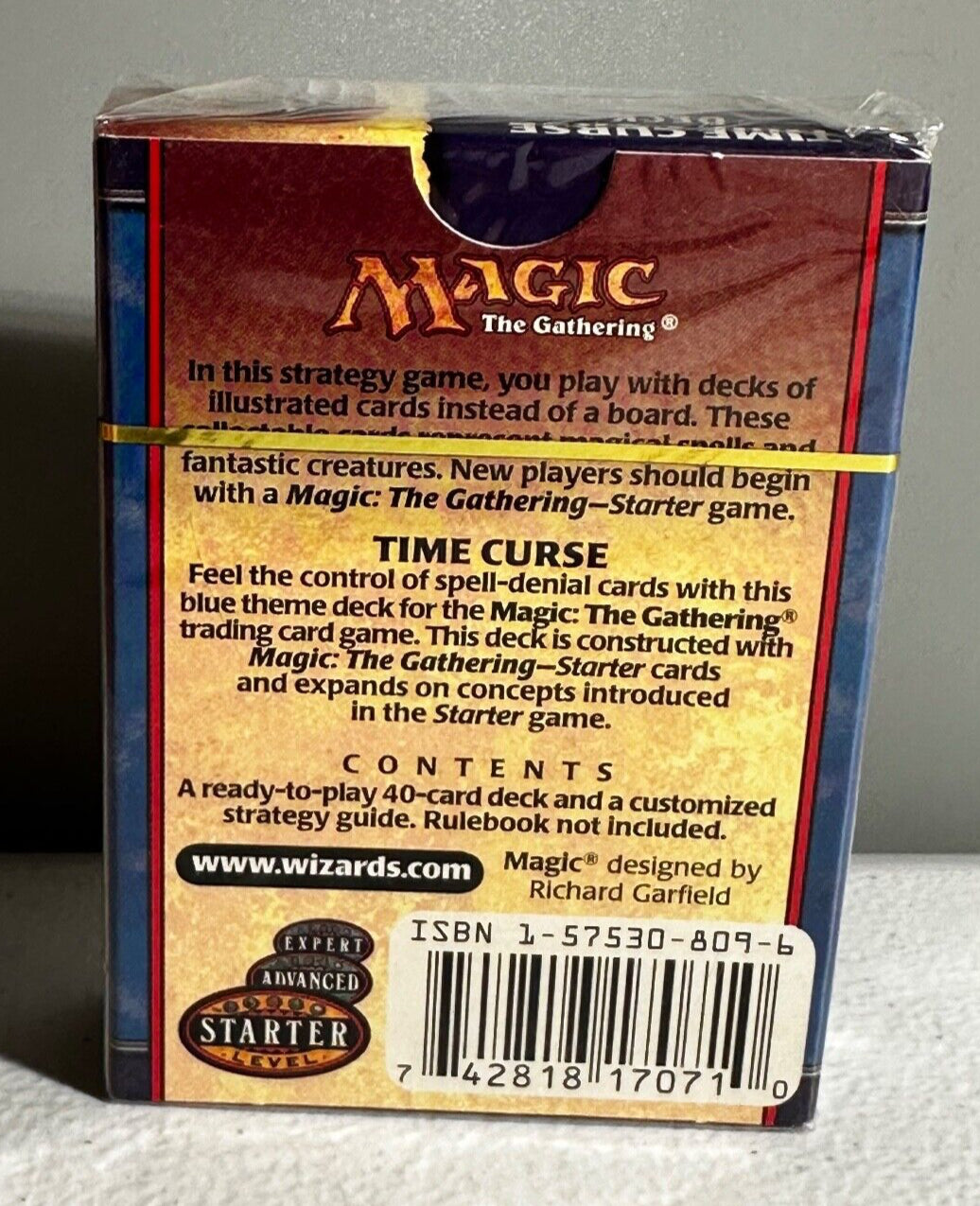 MTG Magic the Gathering Time Curse Starter Deck *Sealed* Wotc 1999