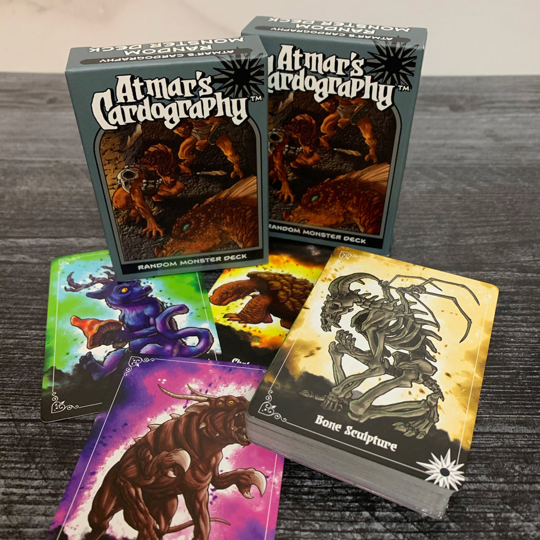 Random Monsters Cardography Deck